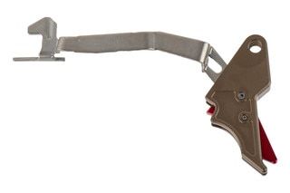 Overwatch Precision TAC Trigger System for Smith & Wesson M&P 2.0 9mm features FDE and red parts